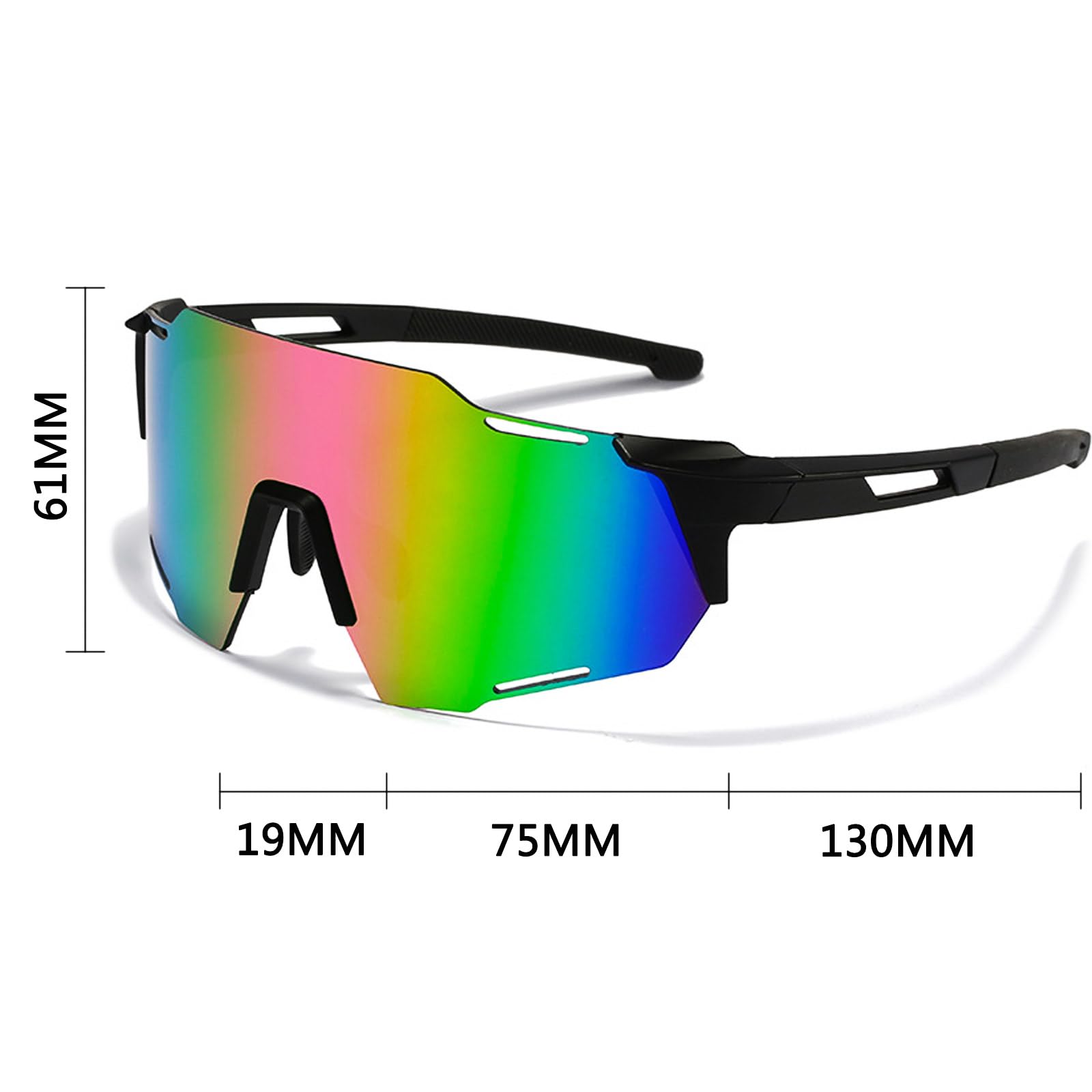 Gafas de ciclismo para hombre y mujer,Gafas de bicicleta resistentes al viento UV 400 para Actividades al aire libre como ciclismo escalada conducción pesca