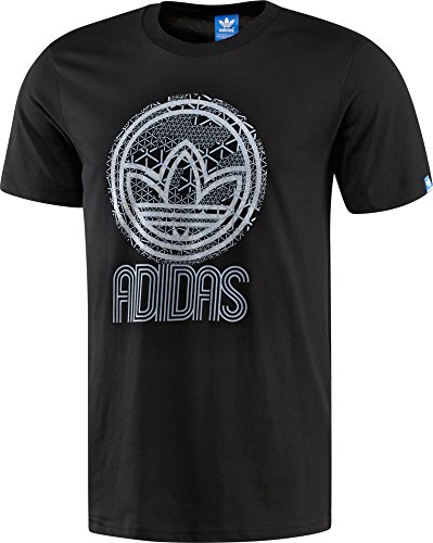 adidas Originals Mens Circle Trefoil Graphic Tee