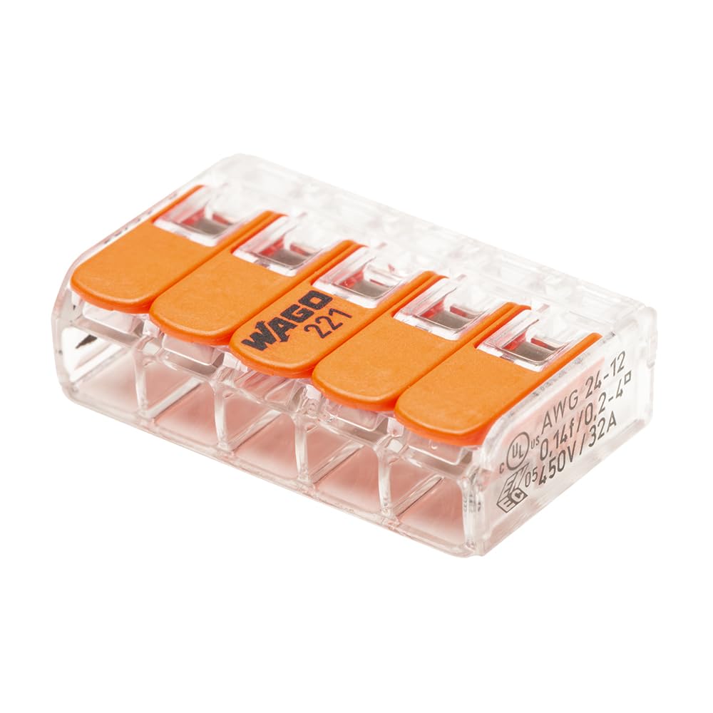 Boîte de 50 bornes de connexion automatique S221-5 entrées