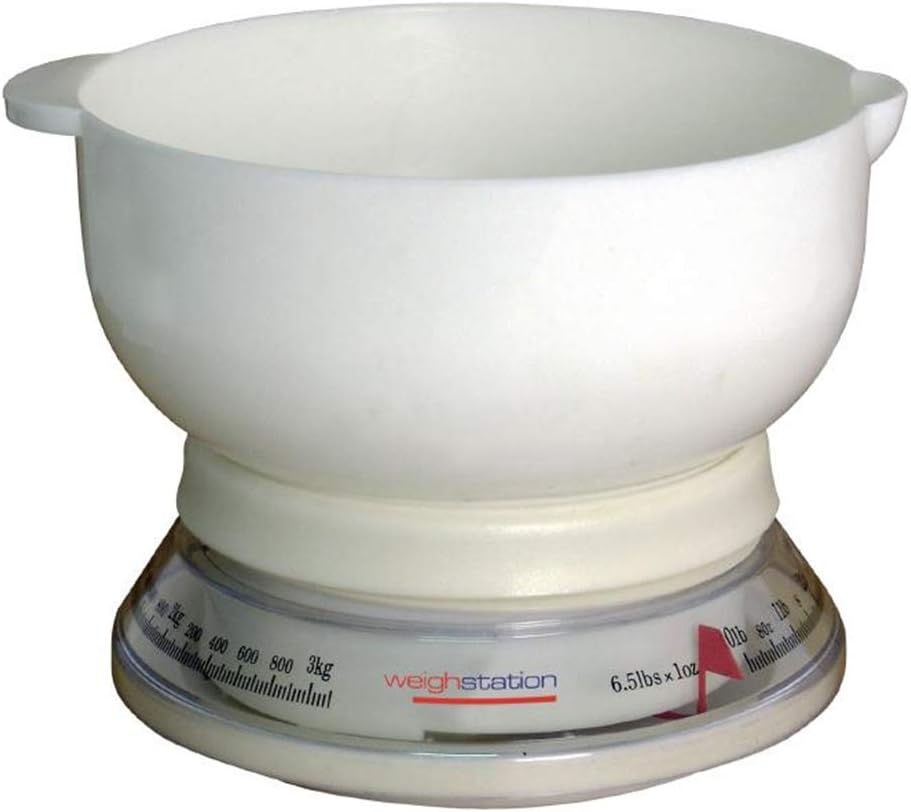 Add 'n' Weigh Scale 3kg (6.5lb) capacity. Graduation 25gm (1oz).