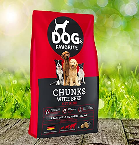 Dog's Favorite Chunks mit Rind 15 kg