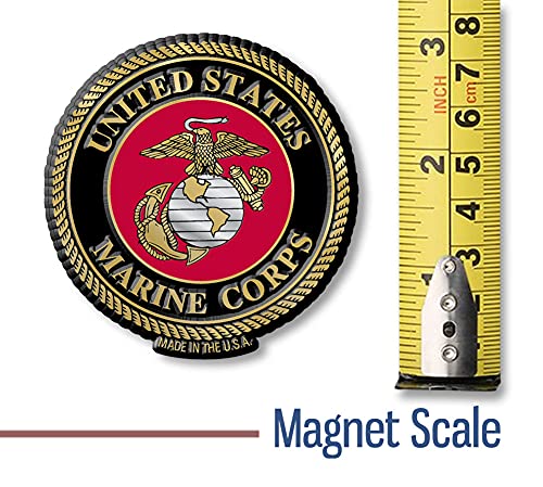 Imán decorativo U.S. Marine Corps de goma 3D miniatura 5