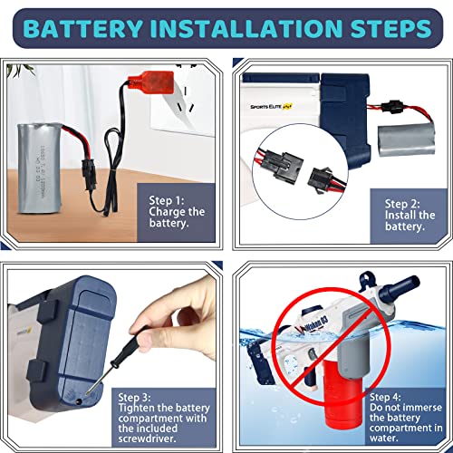 Izokee Electric Water Gun For Kids & Adults, Automatic Squirt Guns With 1000Cc High Capacity, Up To 32 Ft Range, Water Blaster Guns Toy For Summer Swimming Pool Party Beach Outdoor Activity Birthday #TOP4