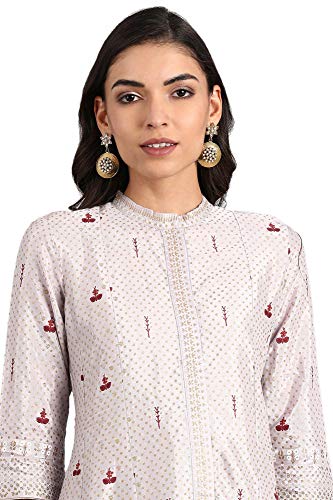 Image of W for Woman Women's Rayon Asymmetrical Hemline Kurta