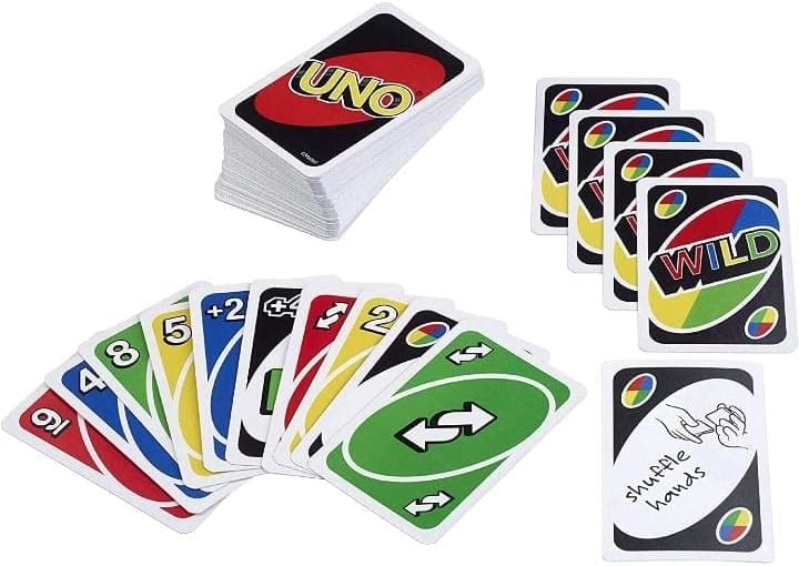 YOOKO 2Pcs Playing Cards Premium Solid Paper Cards Of Uno| Family Card Games| Teen Patti