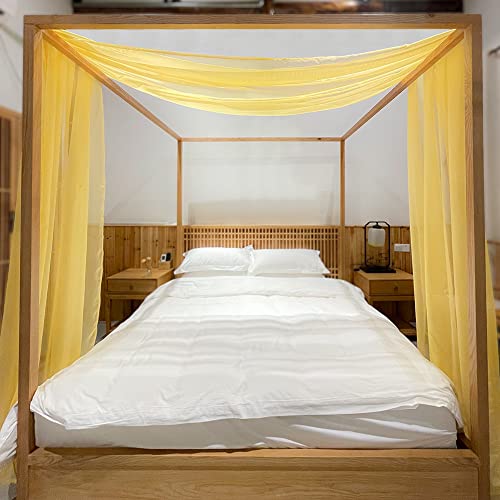 Linentalks Gelber Himmel-Bettschal 1 Stück