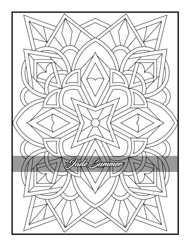 100 Amazing Patterns: An Adult Coloring Book with Fun, Easy, and Relaxing Coloring Pages - Image 72