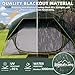 LOYEAHCAMP 4 Person Blackout Camping Tent, Easy Setup Waterproof Family Dome Tent for Camping with Rainfly, Portable Double Layer Large Family Tent for Outdoor Camping&Hiking