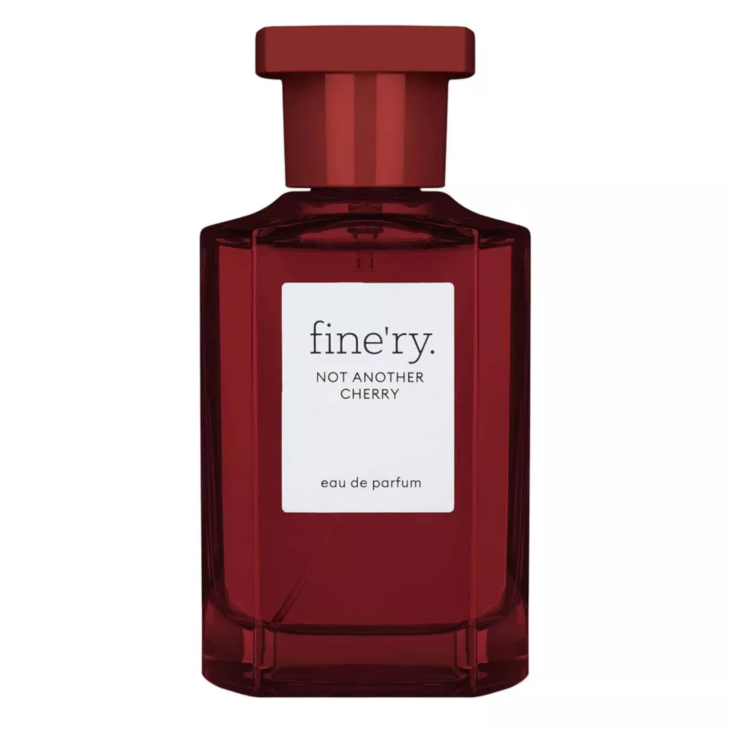 Fine'ry Cherry Almond Eau de Parfum - Not Another Cherry Long-Lasting Perfume for Women - Rose, Almond Amaretto​ - Rich, Fruity-Floral, Gourmand, Full Size Hair Body Fragrance, Gift for Her (60mL)