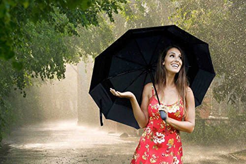 Zooblu WindFarer - Heavy Duty Windproof Travel Umbrella with Case - Auto Open and Close - Image 8