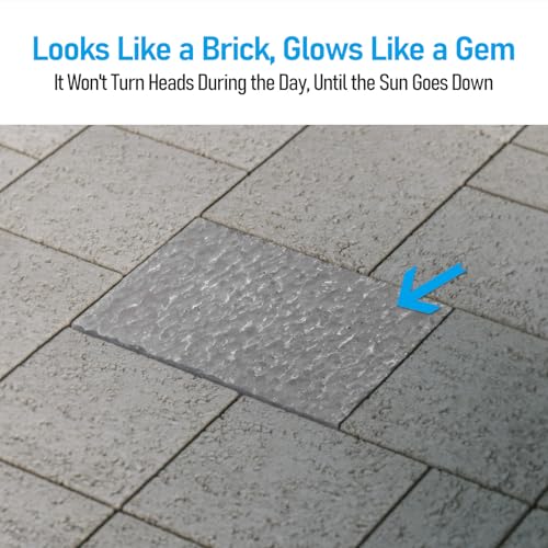 Image of LEONLITE 4-Pack Paver Light 6x9 Inch 5CCT Brick Lighting for Pavers