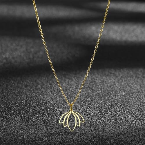 Collier fleur de lotus le cadeau idéal au style coréen - 2