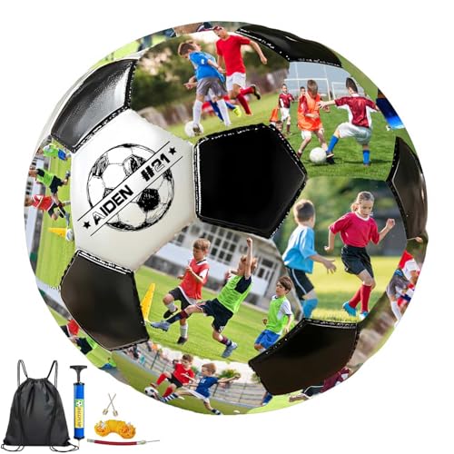 MythicTokens Custom Soccer Ball with Photo Personalized Soccer Ball with Name Soccer Gifts for Son...
