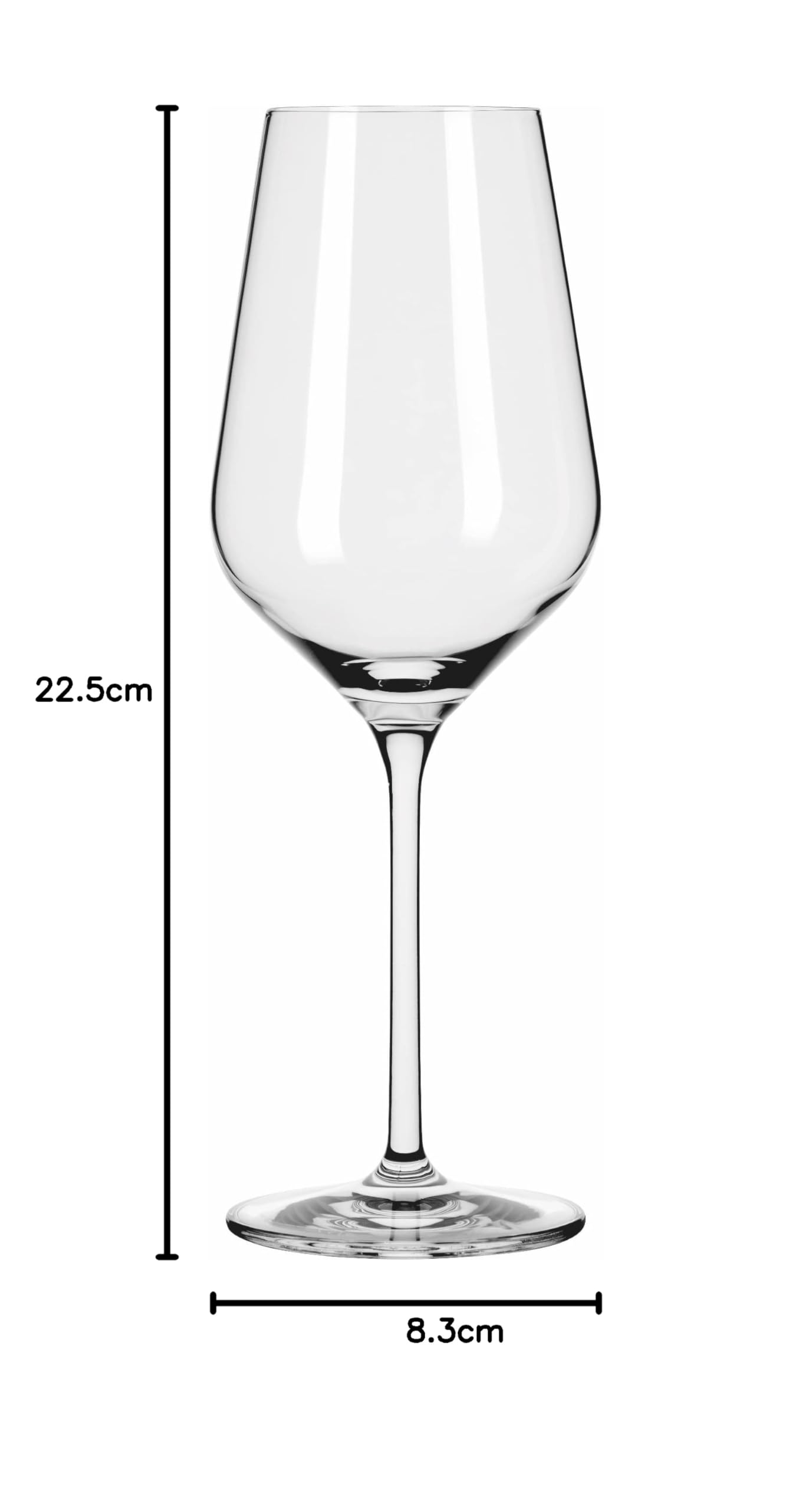 Ritzenhoff 6111012 Set de verres à vin blanc et à eau - série Lichtweiss - 12 pièces, pour 400 ml, stylé - Made in Germany