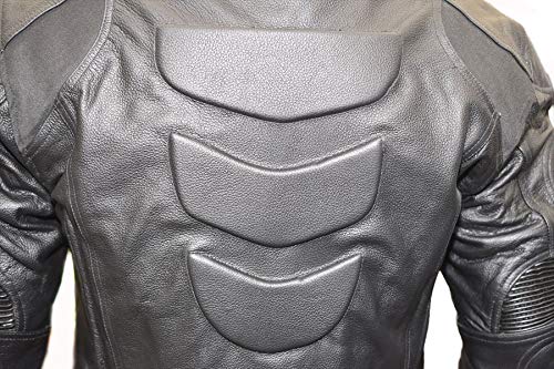 ノーブランド バッファローレザー ライダースジャケット XL