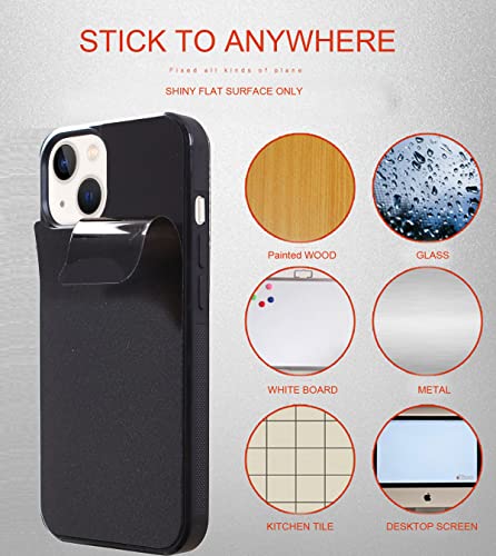 Case That Sticks To Anything Zero Gravity Phone Case For Iphone 13 Max Pro Sticky Pluto Nano Suction Adhesive Black Antigravity Case For Apple Iphone 13 Pro Max #TOP4