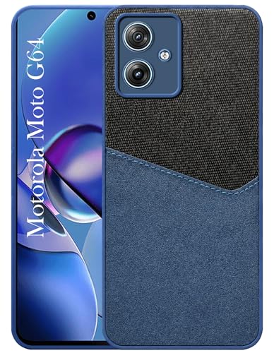 Image of Jkobi Back Cover Case for Motorola Moto G64 5G (Dual PU Leather Stitch | Professional Minimalist | Soft and Flexible)