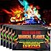 Magical Flames 12-pack: TWICE THE COLOR, half the price! Creates Vibrant, Rainbow Colored Flames