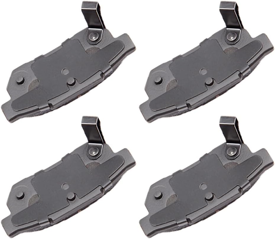 INEEDUP Ceramic Disc Brake Pads Set Rear for Acura Integra for Honda Accord Civic Civic del Sol CRX Fit Prelude D374(4PCS), 066531-5208-1830583804