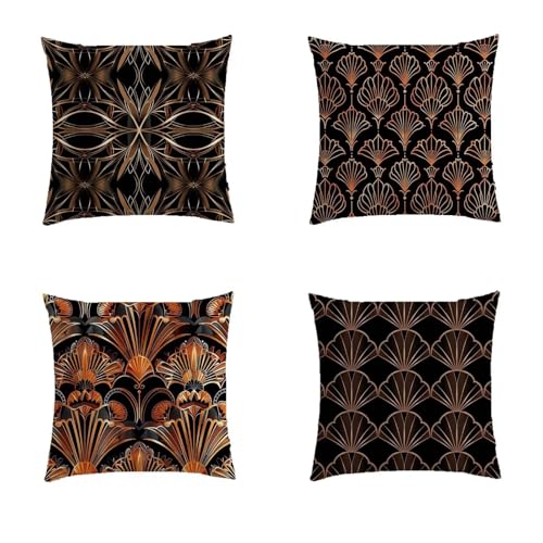 Housse de coussin extérieur imperméable 45x45 et résistante avec motif double face - 2