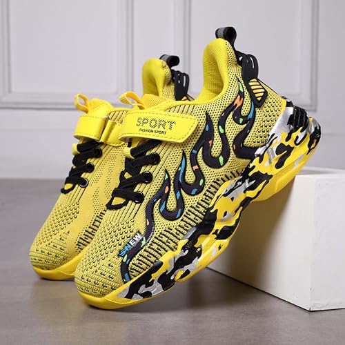 Boys Basketball Shoes Children's Fashion Sneakers Girls Basketball Shoes Indoor and Outdoor Training Running Shoes Breathable Tennis Shoes Students Outdoor Sports Badminton Shoes3