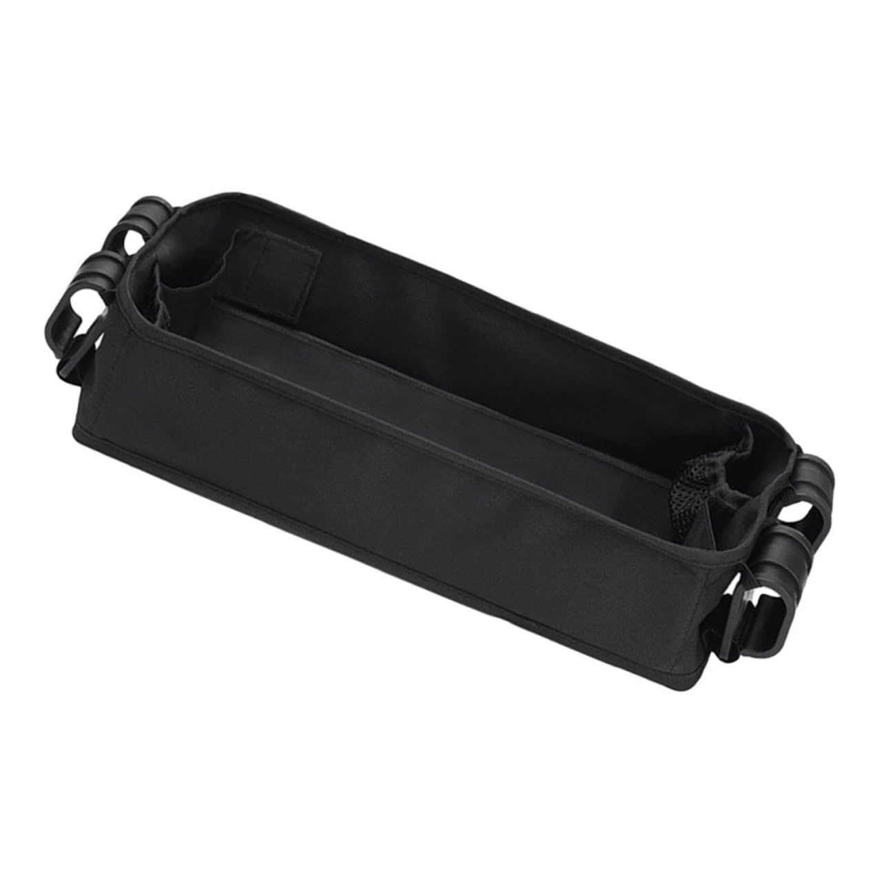 Toyvian Plateau Pour Poussette Avec Porte-gobelet Support Pour Téléphone Organisateur à Fixer Pour Nourriture Et Accessoires Noir Xl