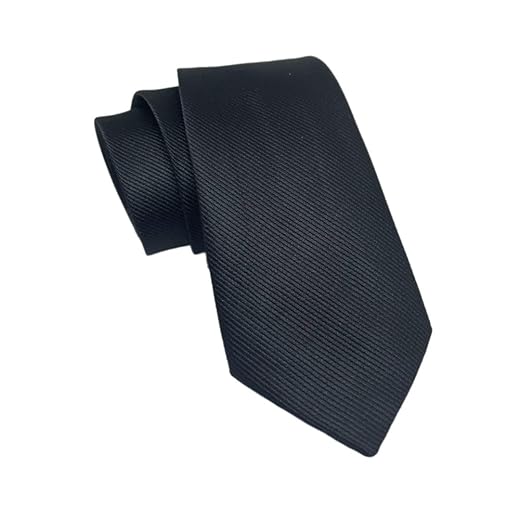 Gravata Semi Slim Preta Adulto - Padrinhos & Formaturas