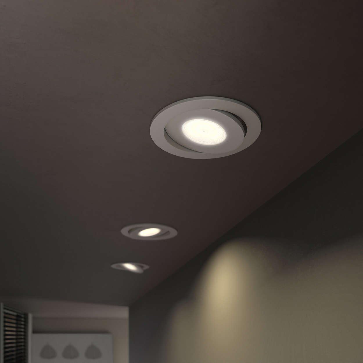 Best Seller LED 5/6 Inch Adjustable Rotating Downlight 16.5W= (100w Equivalent) 1200 Lumens; 120V Flood; CRI >90; Damp Location; 5 Yr Warranty; Energy Star; Soft White 2700K- (4 Pack)