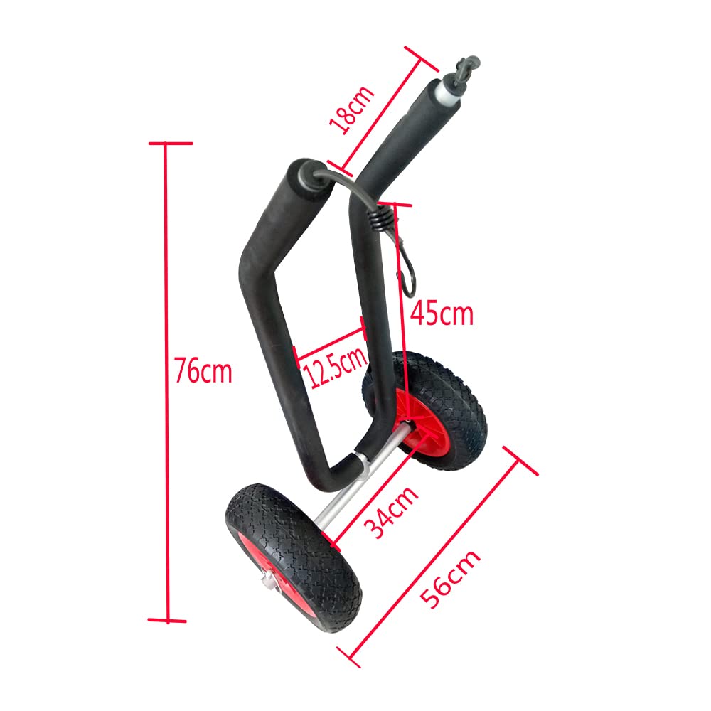 Chariot alu pour Sup - Chariot en U - Transport Stand Up Paddle