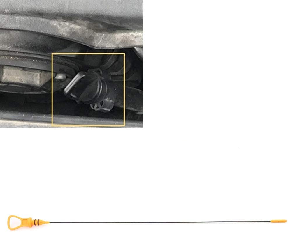 Beautyladys 車用 オイルレベルゲージ エンジンオイル ディップスティック セール商品 レベルゲージ 交換品 液面計測 クーパー 黄色 ミニ S R53 R52 適用