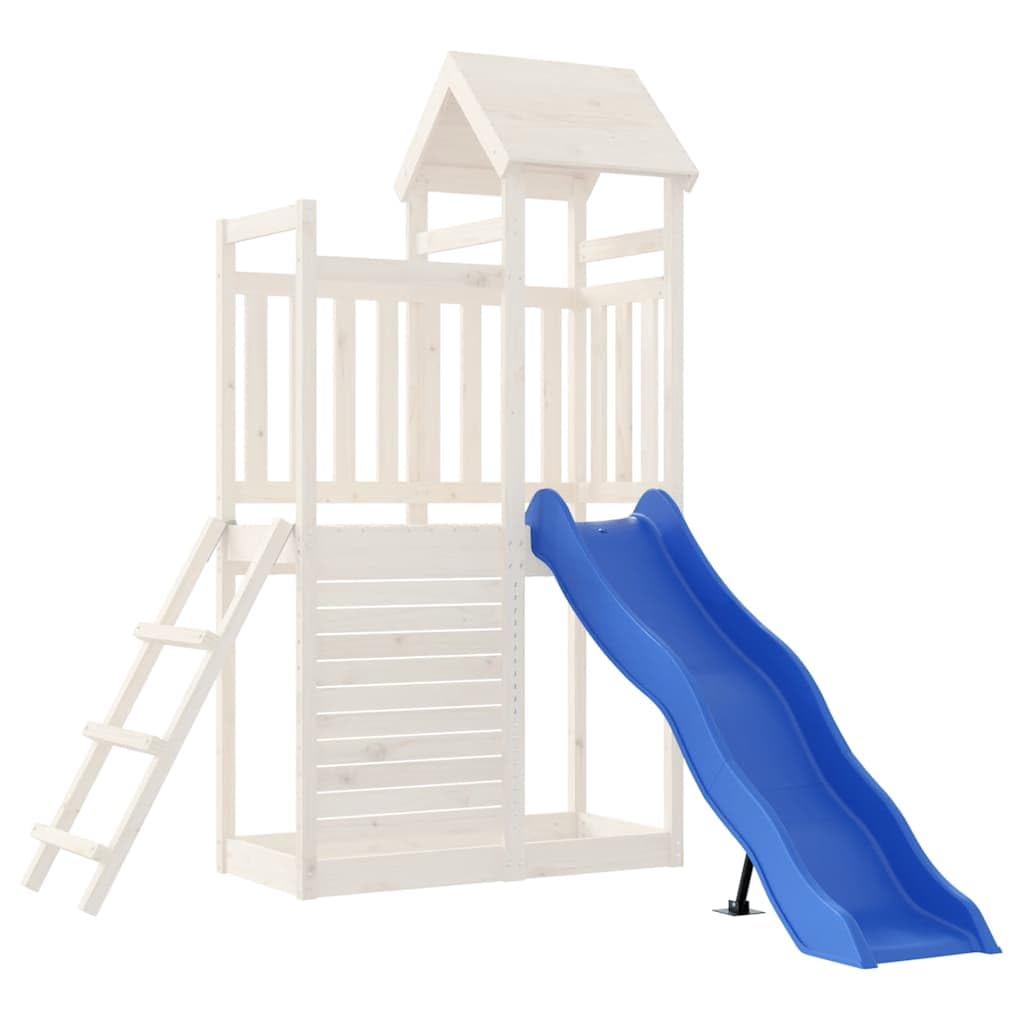 Generico Scivolo per Bambini Blu 174x38 cm in Polipropilene,Set Altalena e Set di Gioco