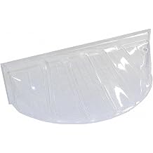 Heavy Duty Window Well Cover Clear Plastic Basement Window Well Protector 44 x 19 x 15 Inch Durable Outdoor Cover