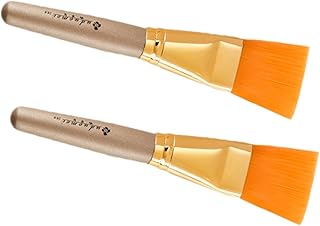 Baluue 2 piezas de mango de madera de nylon m...