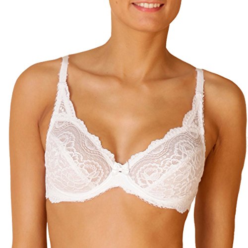 Soutien-gorge avec armatures grand bonnet Playtex 95F blanc pour soulager le dos