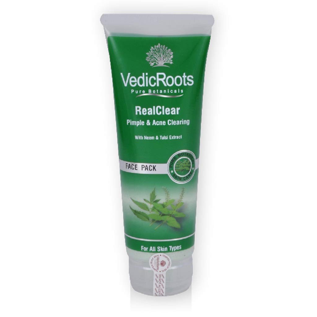 VedicRoots RealClear Pimple & Acne Clearing Face Pack - 120Gm