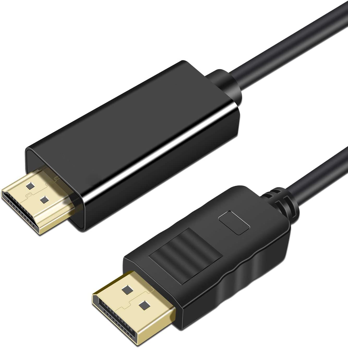 CARE CASE Display Port to HDMI Cable Compatible Devices Projector,Laptop,TV,Monitor,PC,Black (B0B4SQ7D18) Amazon Price History, Amazon Price Tracker