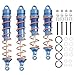 C32207BLUE Alloy Machined Shocks (4) Set for Arrma 1/8 Kraton 6S BLX V5