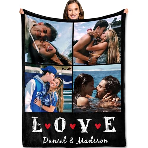 Custom Photo Couple Blanket