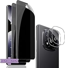 Vanrain Privacy Film for Xiaomi Redmi Note 14 Pro Plus 5G, 2 + 2 Pieces Hydrogel Anti Spy Film and Camera Protection, Anti Scratch, No Bubbles