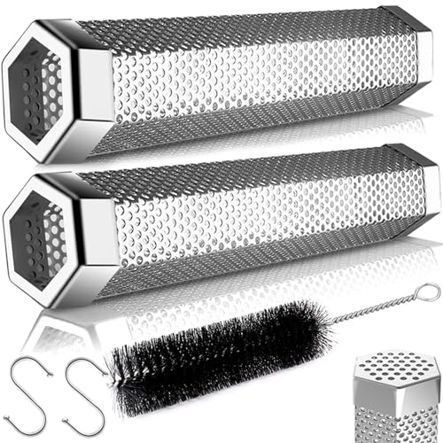 LANNEY Smoke Tube for Pellet Smoker 2 Pack, 12