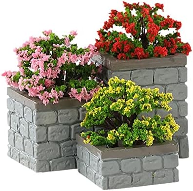Lemax Village Collection Flower Bed Boxes Set of 3 # 84380 image 2