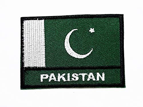 Pakistan Flag Patch National Flag Patch National Flag Patch Craft Embroidered Patches for Bags Jacket Iron on Clothes Jeans Kids Appliques Badge