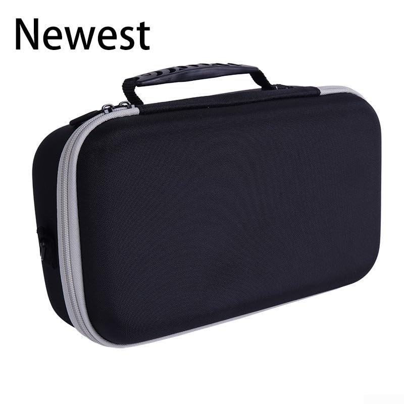 Pokrowiec ochronny do jbl Charge 6 z twardej pianki EVA - etui odporne na wstrząsy z aksamitnym wnętrzem i przegrodą na kable - przenośna torba szara 31 x 18 cm (szary)