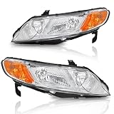 ALZIRIA Fit For 06 07 08 09 10 11 Honda Civic Headlight 2006 2007 2008 2009 2010 2011 honda civic He