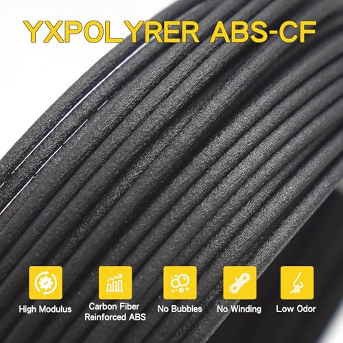 Image of ABS Carbon Fiber Filament 50g for 3D Printing Fit Most 3D Printer Filament ABS CF