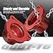 For BEVINSEE Atmospheric Blow-off Valve Spacer Adapter for audi A3 8V A4 B9 A5 8W TT S3 RS3 for vw for golf Mk7/7.5 for GTI/R 1.8T 2.0T(Red)