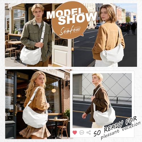 Image of SEAFEW Mini Crossbody Bag Shoulder Bag for Men, Small Messenger Satchel Bag for Women