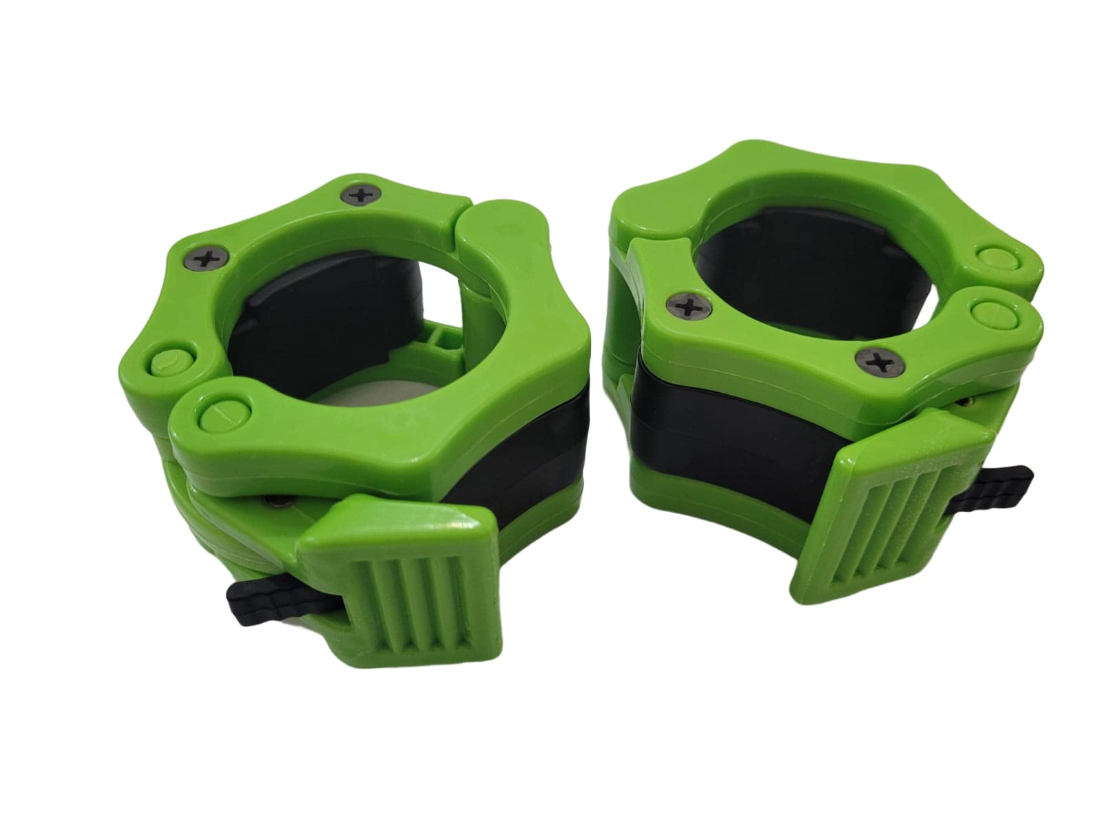 Presilha Barra Olimpica Lock Jaw - Par - Cor Verde - Cross Training Lpo