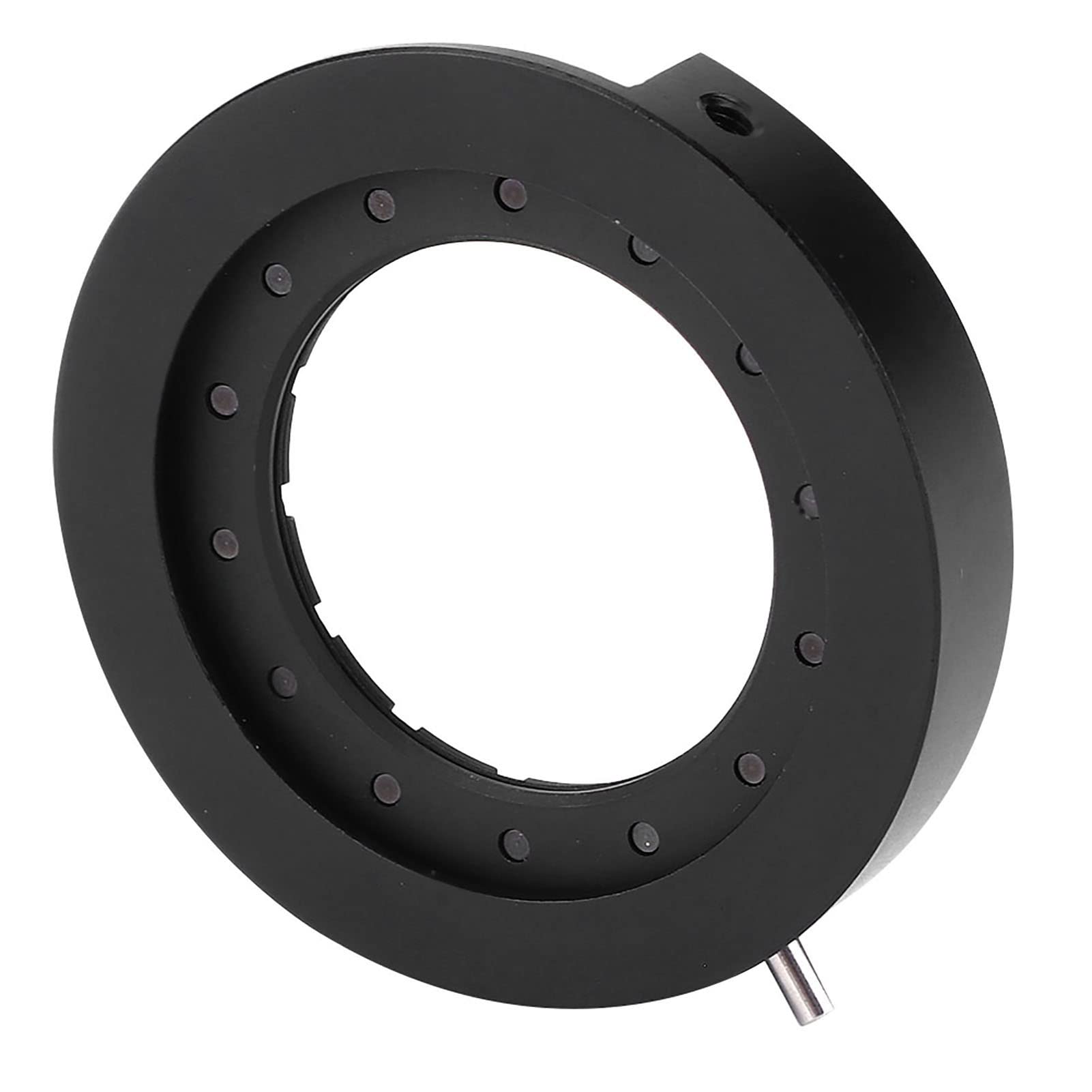 Diafragma de Iris, Microscopio Apertura Ajustable SK6 SK8 SK12 SK23 SK25 Adaptador de Iris de Microscopio Diafragma óptico para Lentes de Microscopio (SK25)