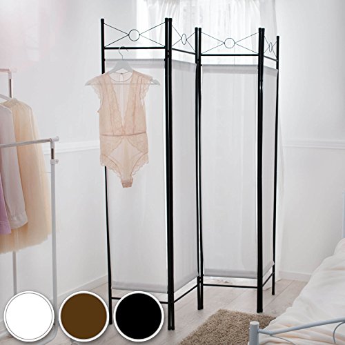 TecTake Divisorio separè paravento 4 pannelli